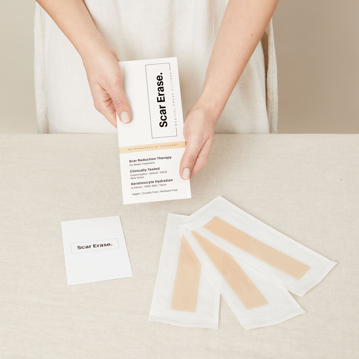 Scar Erase Silicone Scar Removal Sheets Scar Erase